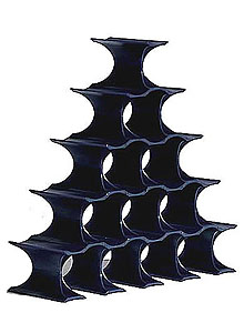 Kartell Infinity Modern Wine Rack Bottle Holder by Ron Arad